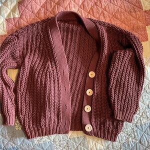 Babaa cardigan no18 mini black cherry